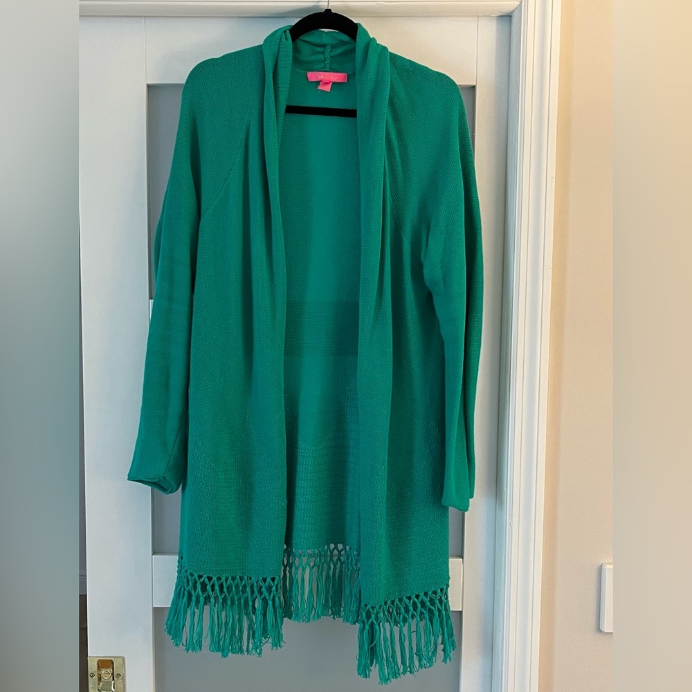 Lilly Pulitzer Tatum Fringe Cardigan